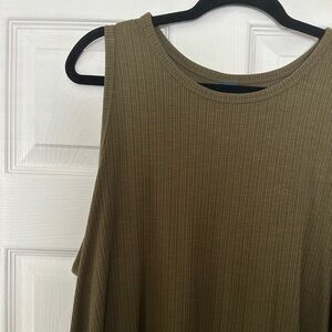 XXL Old Navy Ribbed Tank Too Olive Green